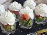 Smoked salmon and avocado verrines, photo 2