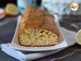 Smoked salmon, lemon and chives loaf cake, photo 3