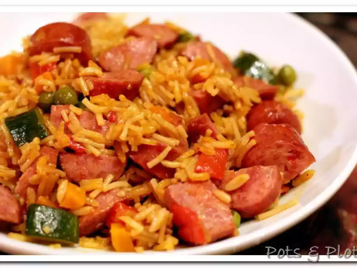 Smoked Sausage Paella