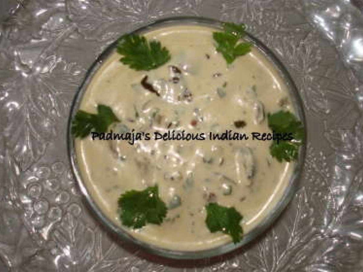 Snake Gourd Curd chutney/ Potlakaya perugu Pachadi