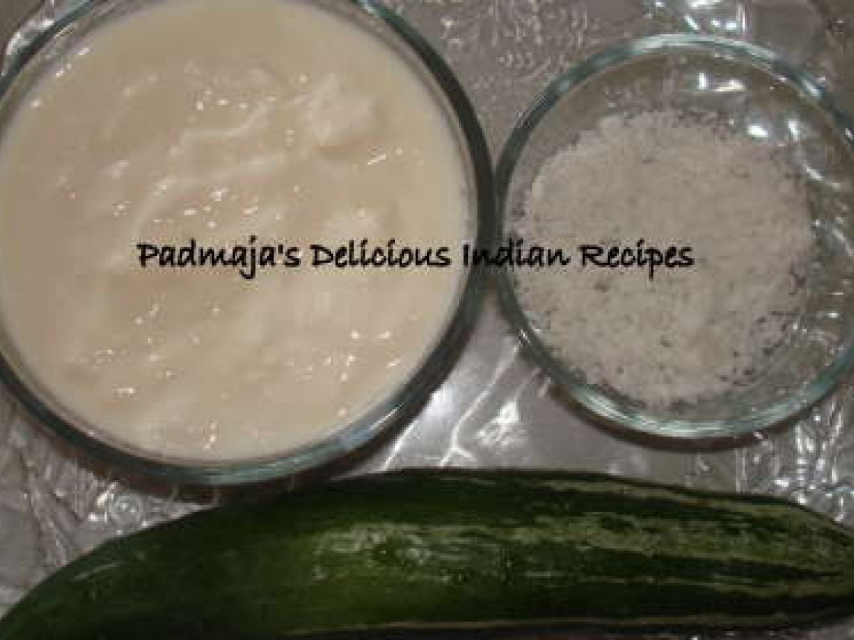 Snake Gourd Curd chutney/ Potlakaya perugu Pachadi - photo 2