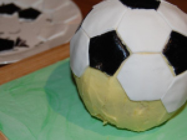 Soccer Ball Birthday Cake