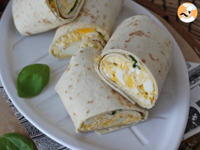 Soft and super protein-packed egg and feta wrap - photo 2