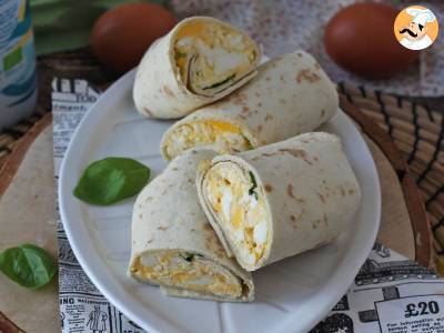 Soft and super protein-packed egg and feta wrap - photo 3