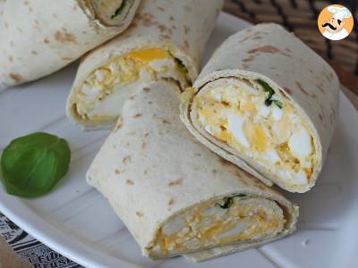 Soft and super protein-packed egg and feta wrap - photo 4