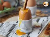 Soft-boiled eggs cooked in Air fryer, photo 3