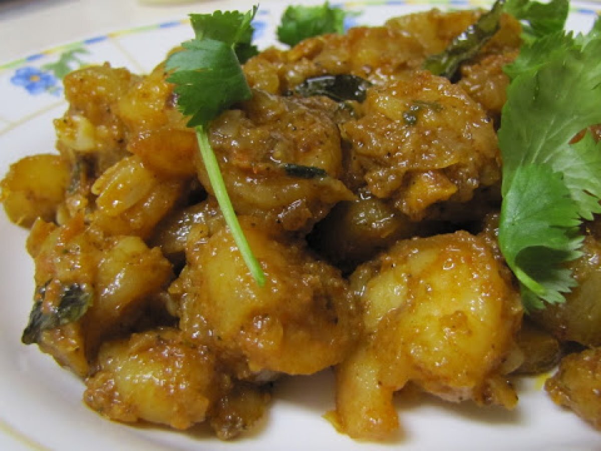 Sorakkai eral Masala / Prawn masala