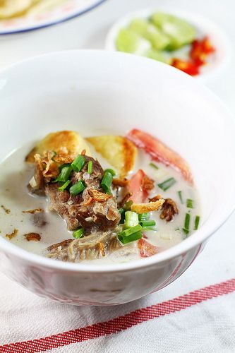 Soto betawi - indonesian creamy beef soup - Recipe Petitchef