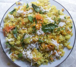 Cucumber flavored rice flakes recipe