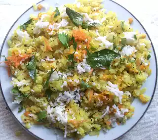 Cucumber flavored rice flakes recipe
