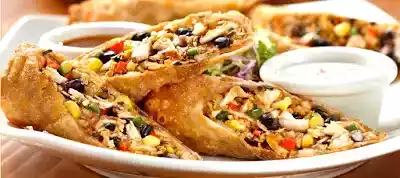 Southwestern baked egg rolls recipe