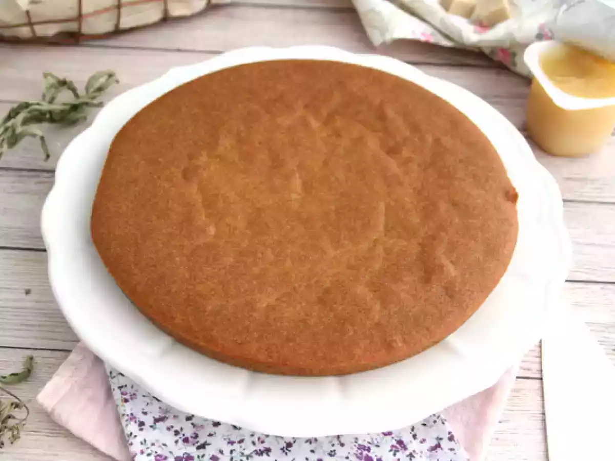 Soy yogurt and applesauce cake (vegan and gluten-free)