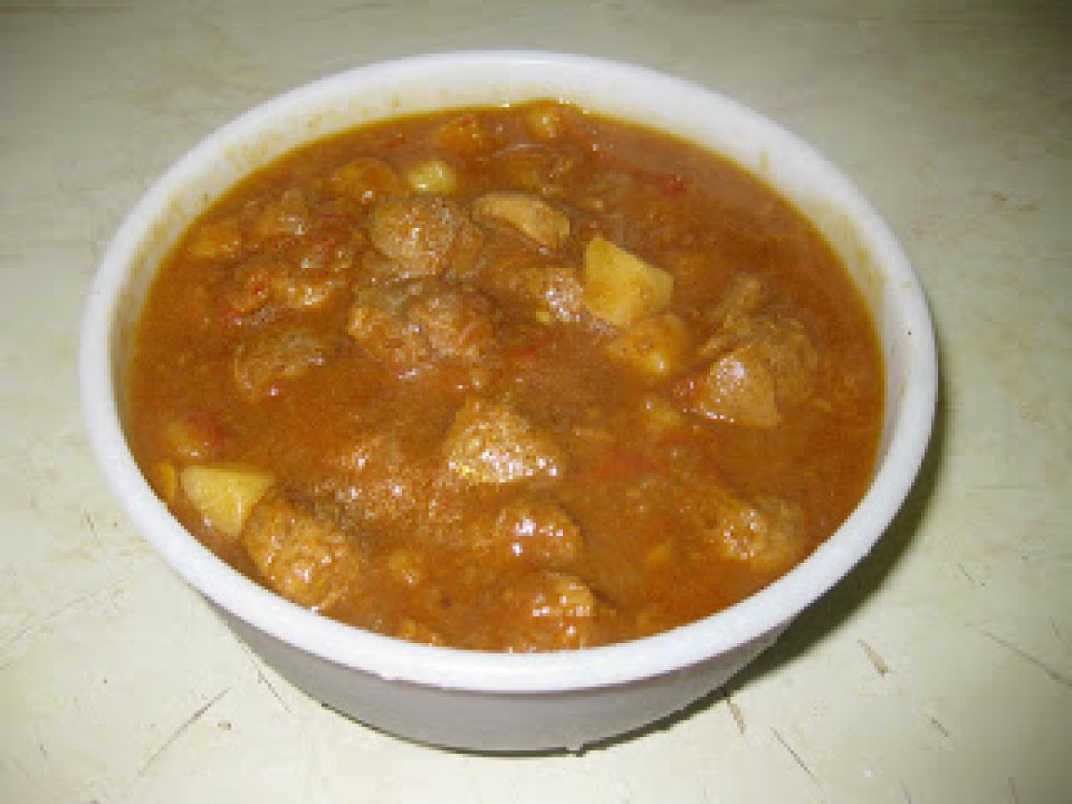 Soya Chunks Curry - photo 2