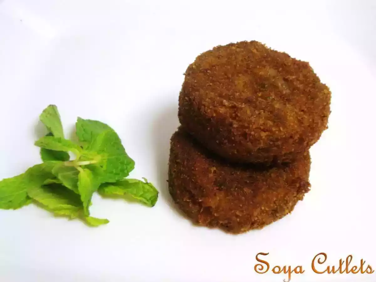 Soya Chunks Cutlets / Meal Maker Cutlets