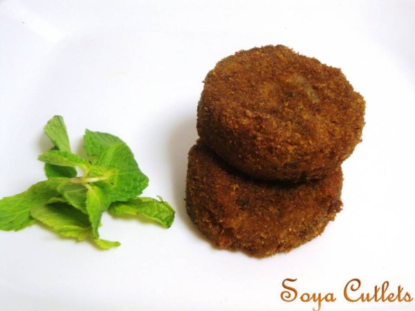 Soya Chunks Cutlets / Meal Maker Cutlets