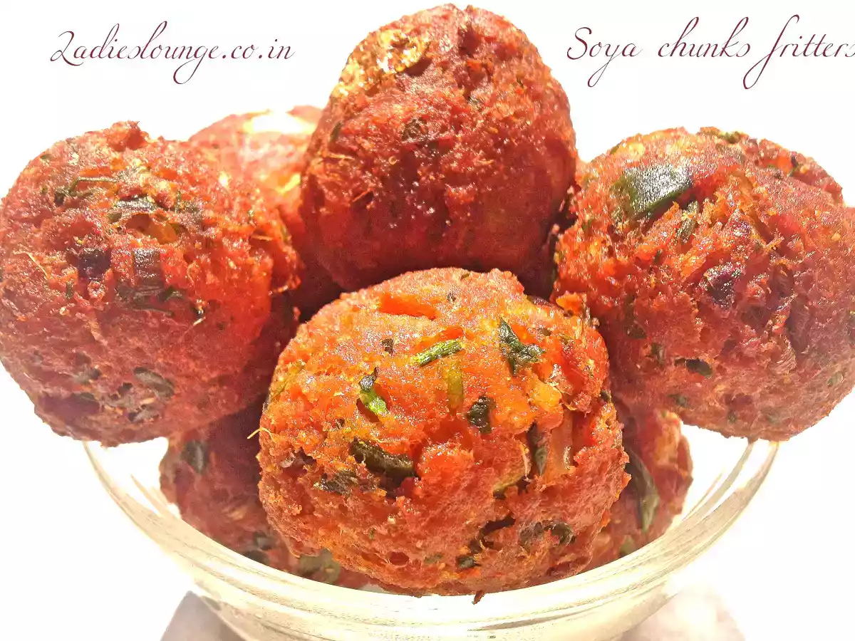 Soya chunks fritters