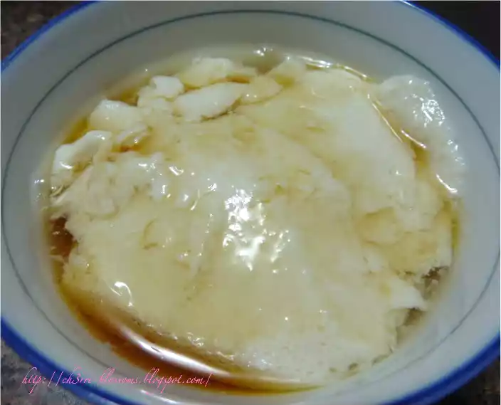 Soybean custard recipe (tau fu fa)