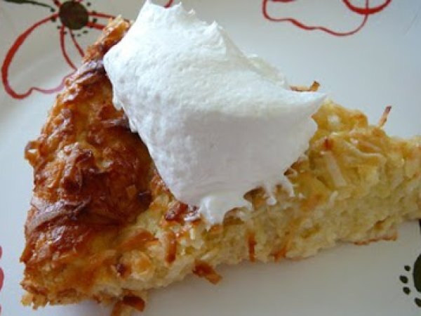 Spaghetti Squash-Coconut Custard Pie