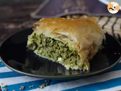 Spanakopita, the Greek pie with spinach and feta super easy to prepare, photo 5