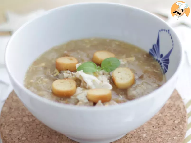 Spanish Garlic Soup - Video recipe ! - photo 2