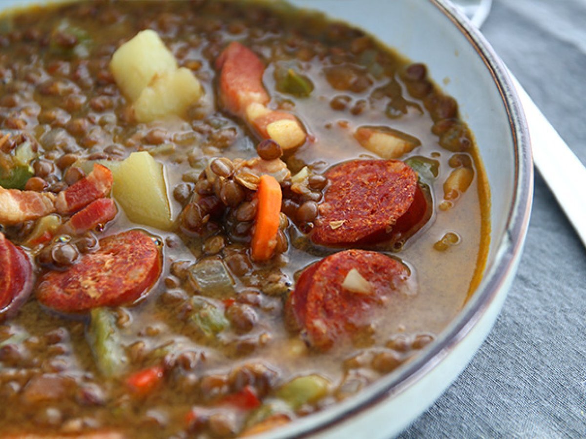 Spanish lentil soup - photo 4