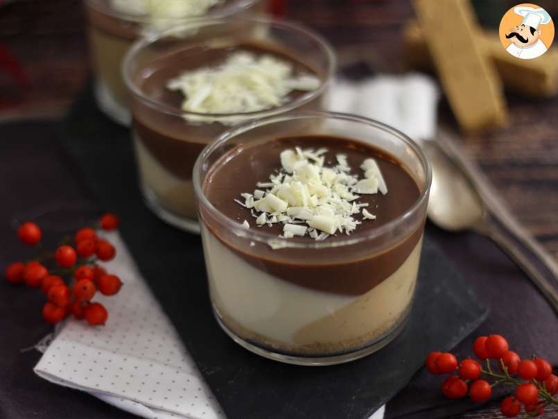 Spanish nougat and chocolate verrine : a cute presentation idea !, photo 1