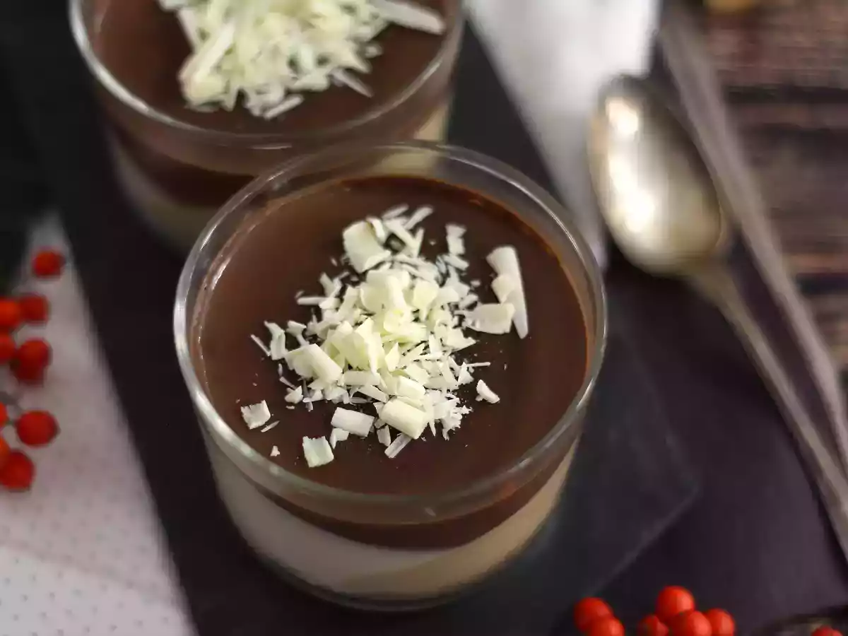 Spanish nougat and chocolate verrine : a cute presentation idea ! - photo 4