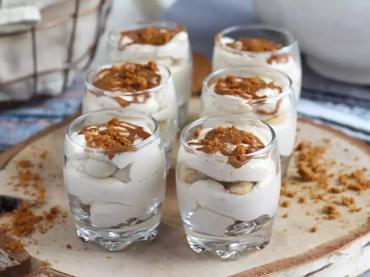 Speculoos mousse verrines - photo 3