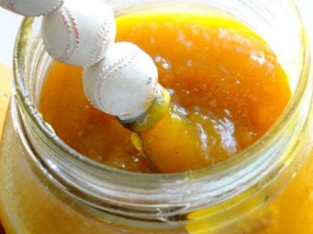 Spiced Peach Mango Jam