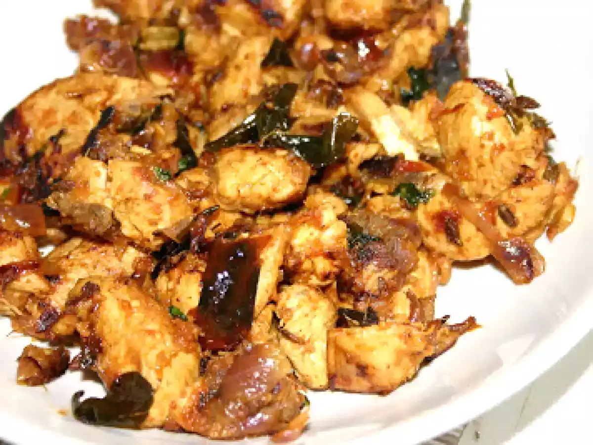 Spicy Chettinad Chicken Fry / Chettinadu Kozhi Varuval - photo 2