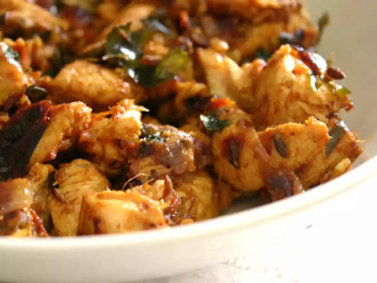 Spicy Chettinad Chicken Fry / Chettinadu Kozhi Varuval - photo 3