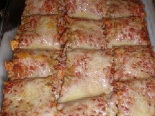 Spicy Chicken Lasagna Roll-ups