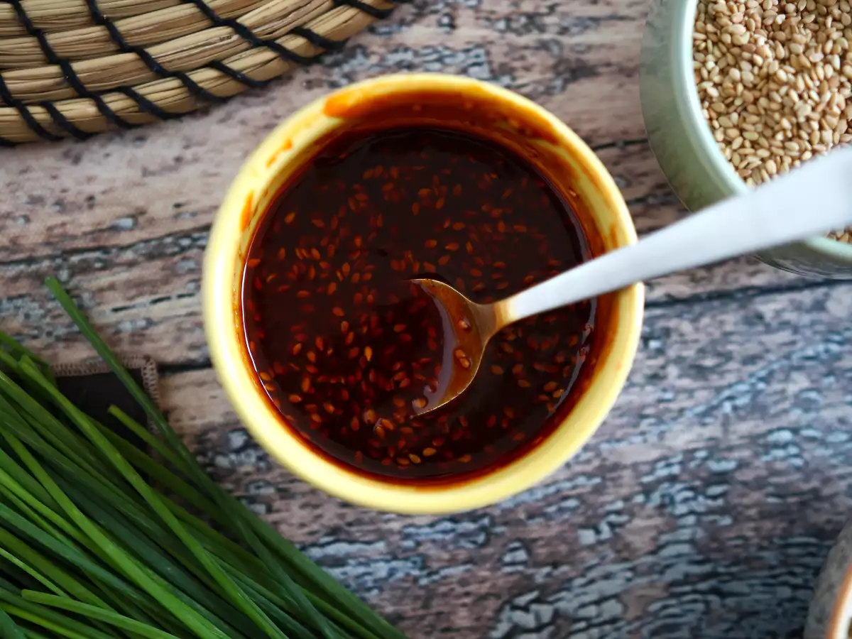 Spicy Korean gochujang sauce for bibimbap - photo 2