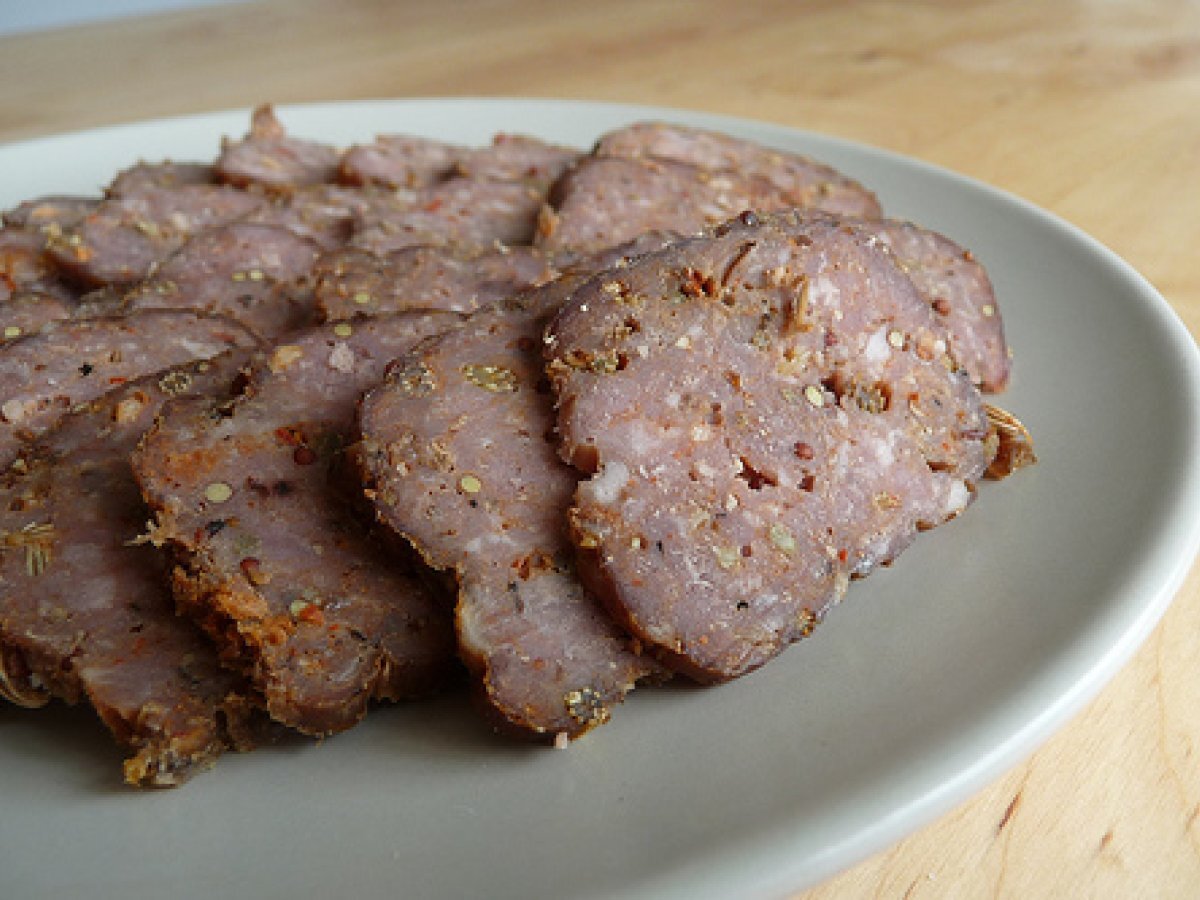 Spicy pepperoni sausage, Recipe Petitchef