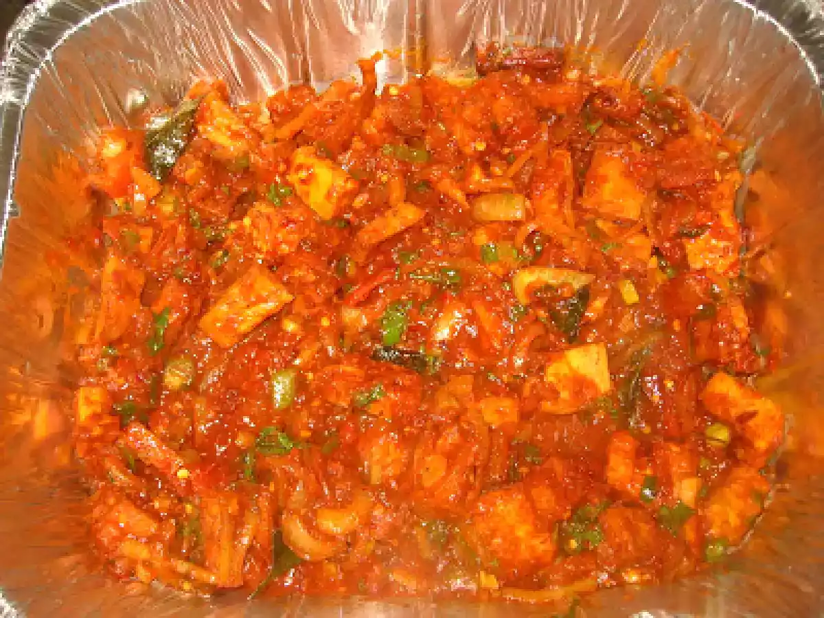 Spicy Tofu Sambal in South Indian Style - photo 2