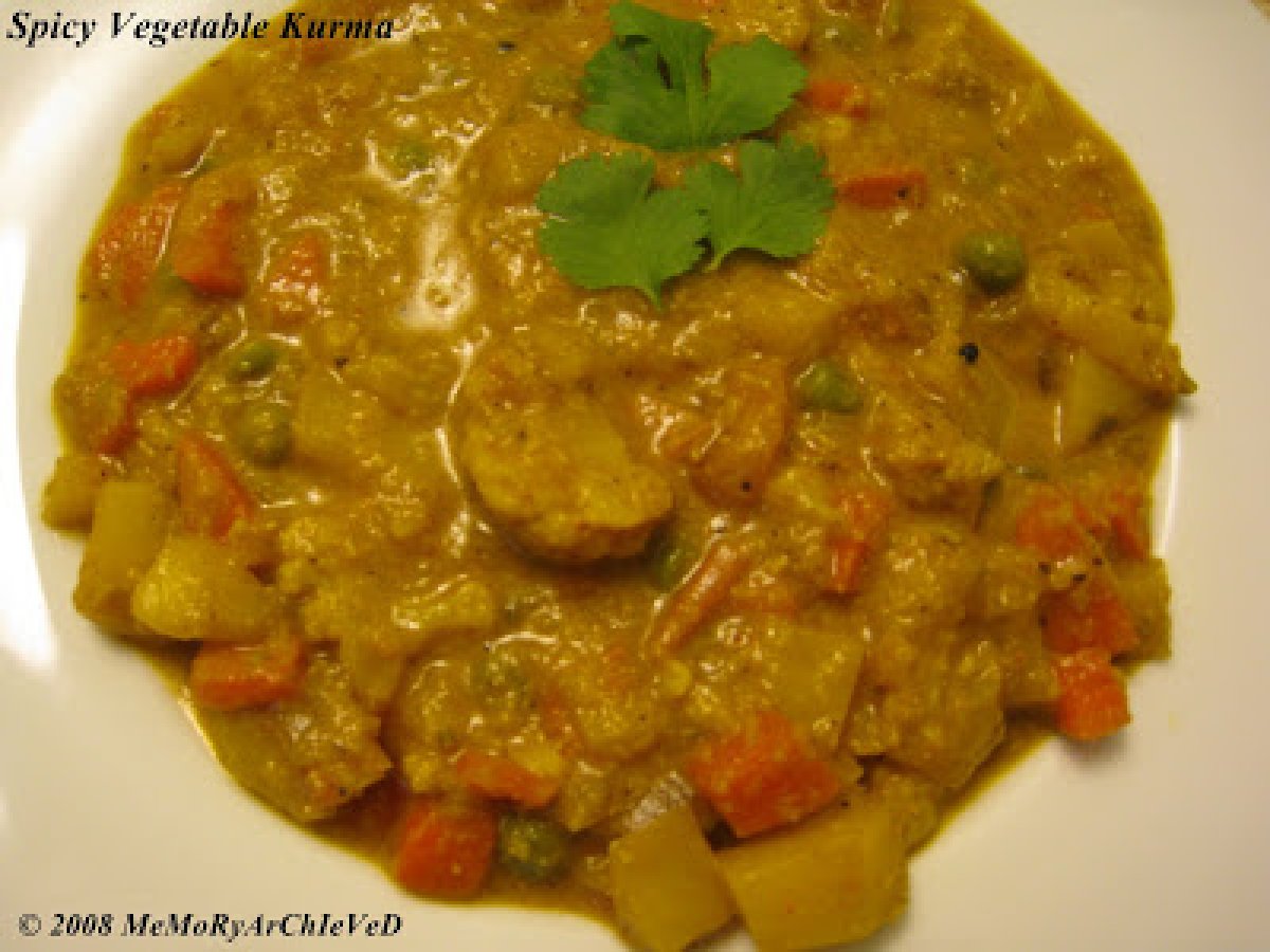 Spicy Vegetable Kurma - photo 2