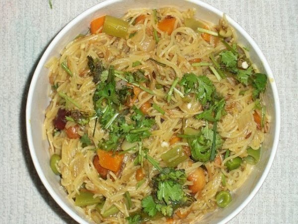 Spicy Vermicelli upma(Semiya upma)