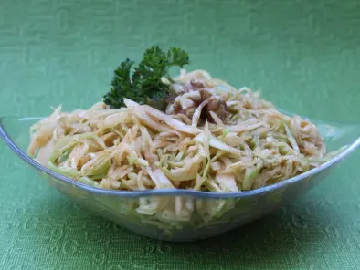 Spicy White Cabbage Salad--A New Arugula?