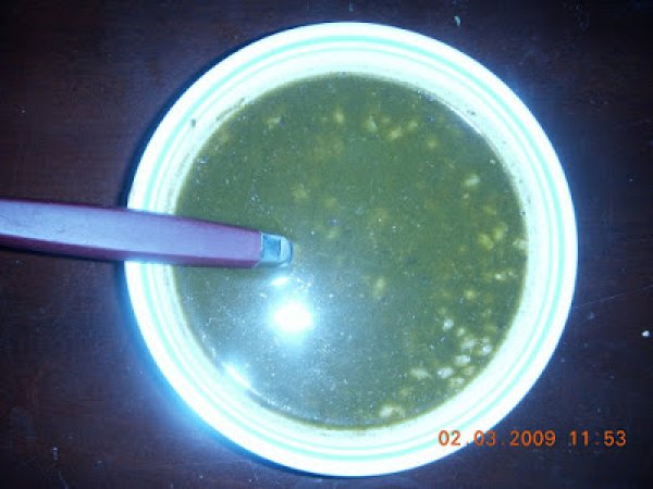 SPINACH AND BARLEY SOUP