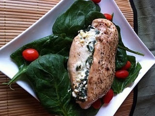 Spinach and Feta Stuffed Chicken