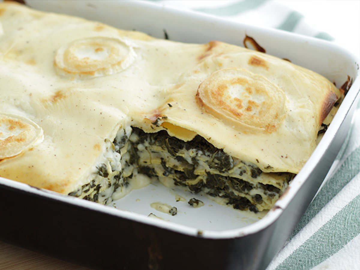 Spinach and goat cheese lasagna - Video recipe ! - photo 2