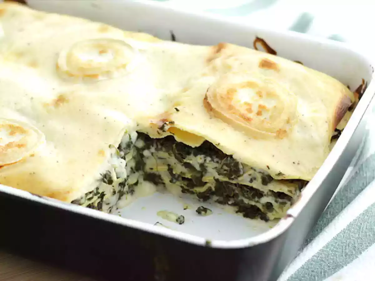 Spinach and goat cheese lasagna - video recipe ! - photo 2