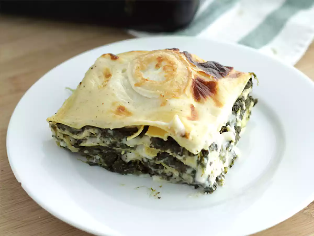 Spinach and goat cheese lasagna - video recipe ! - photo 3