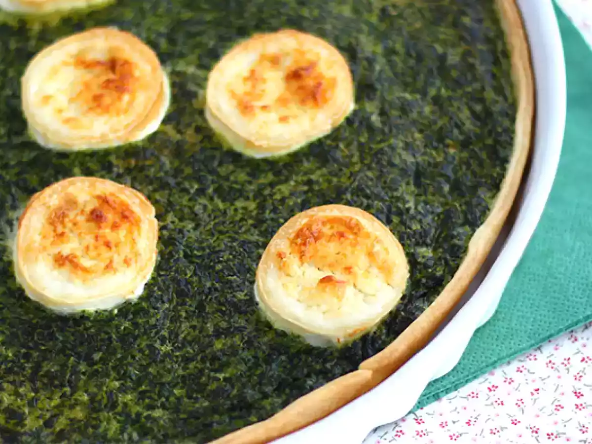 Spinach and goat cheese quiche - photo 3