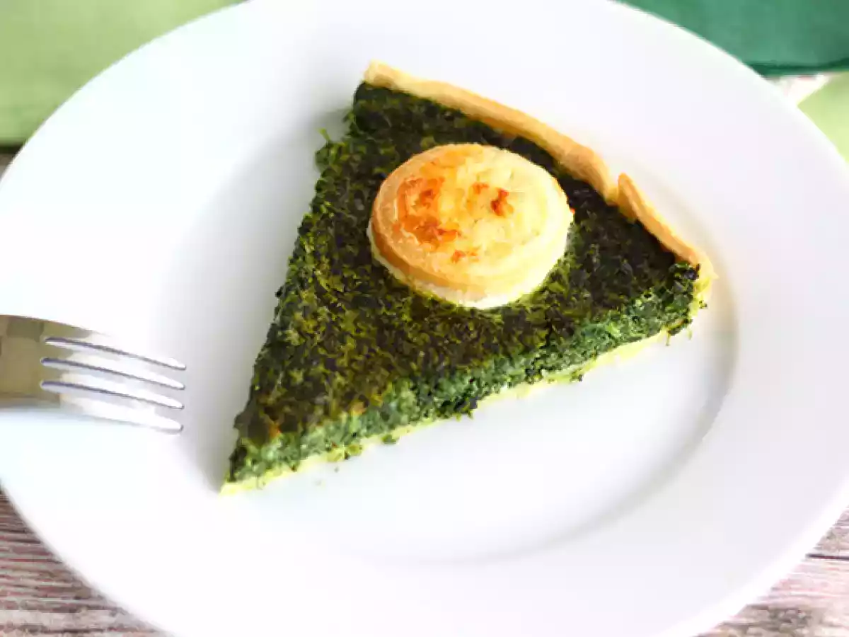 Spinach and goat cheese quiche - photo 4