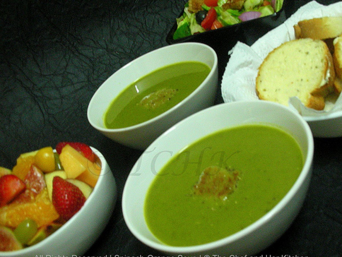 Spinach and Orange Soup - photo 5