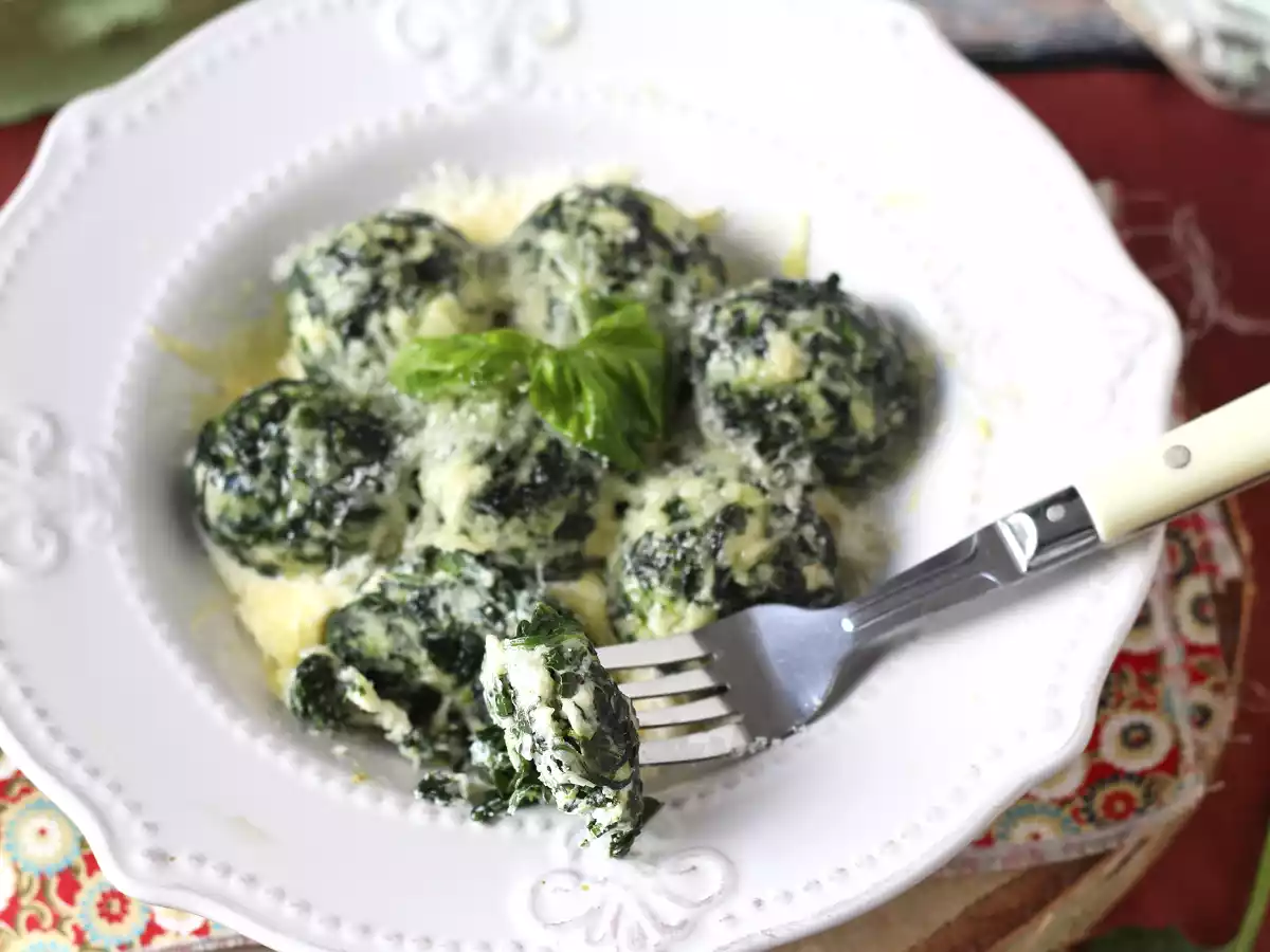 Spinach and ricotta malfatti, the easy no-knead homemade pasta recipe - photo 3