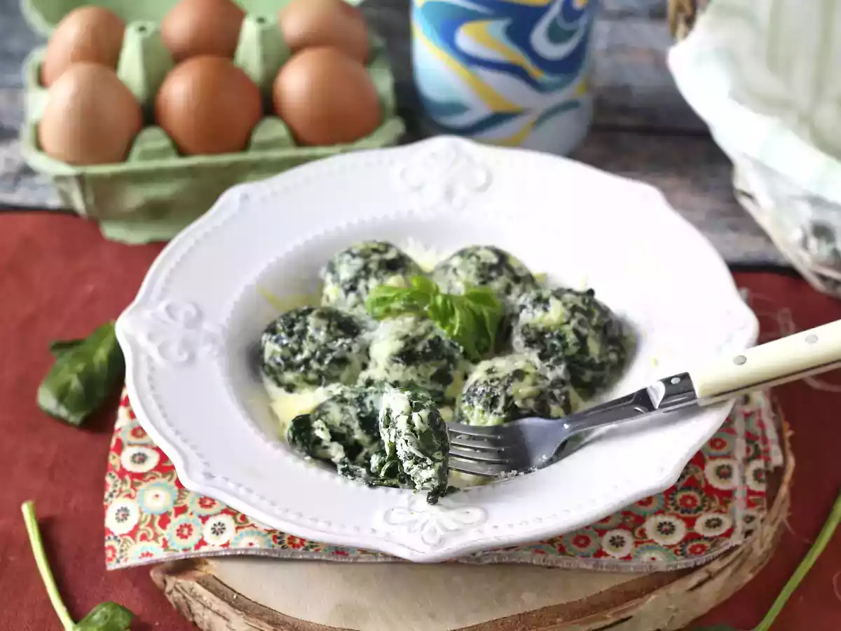 Spinach and ricotta malfatti, the easy no-knead homemade pasta recipe - photo 5