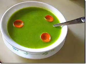Spinach carrot soup recipe