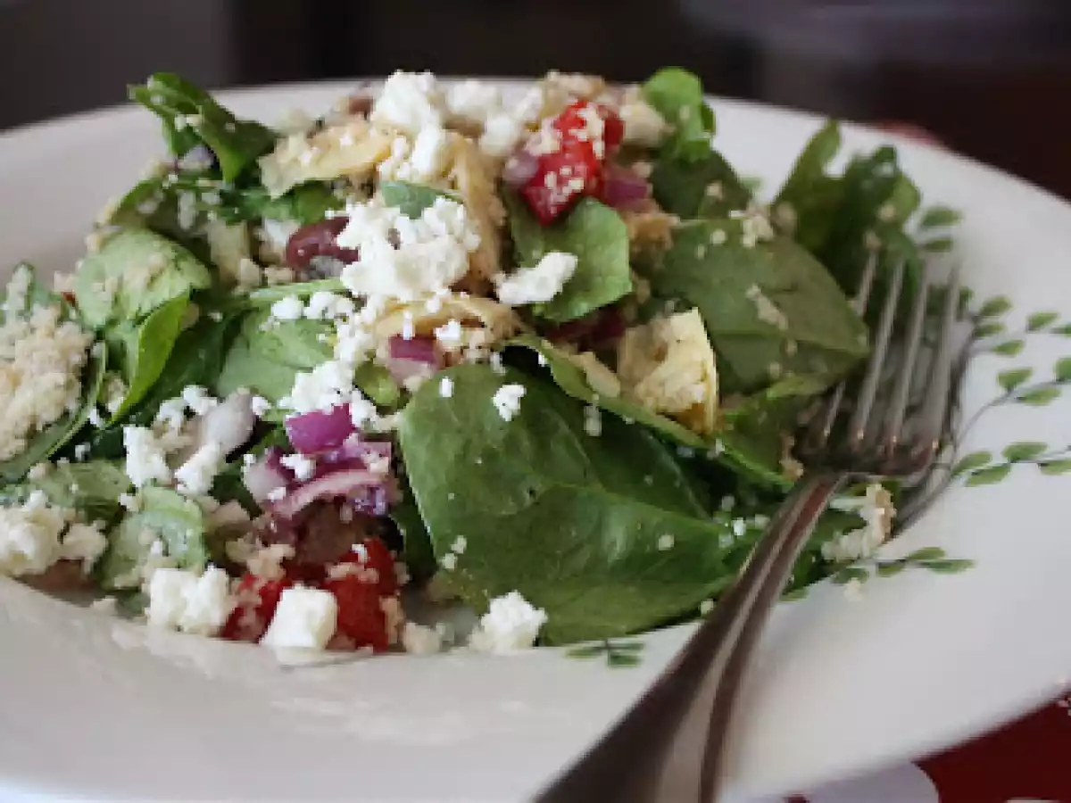 Spinach Couscous Salad